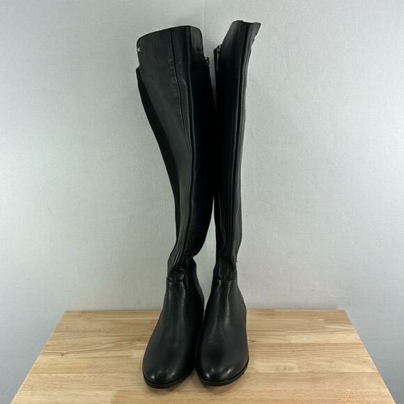 Michael by Michael Kors Bromley Over the Knee Flat Boot- Black- Size 5M- NWOB - Picture 1 of 11